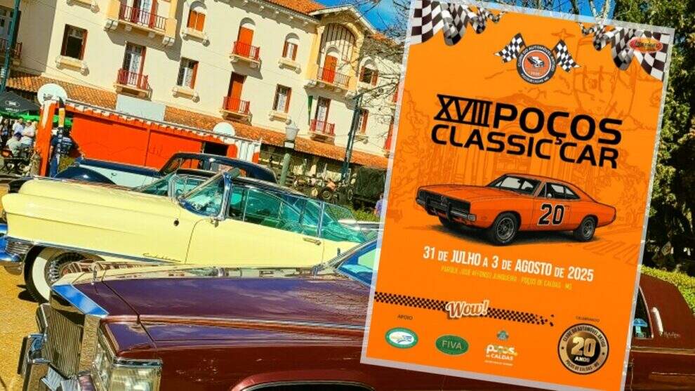 XVIII Poços Classic Car promete movimentar Poços de Caldas com muita nostalgia