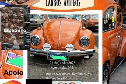 1º Encontro de Carros Antigos em Casa Verde