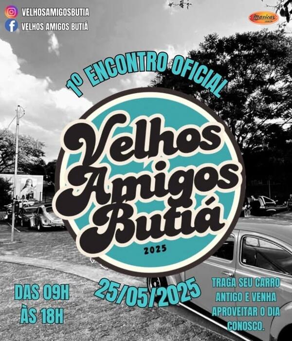 1º Encontro Oficial de Carros Antigos Grupo Velhos Amigos
