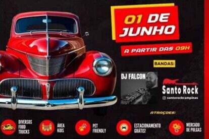 Encontro de Veículos Antigos em Campinas