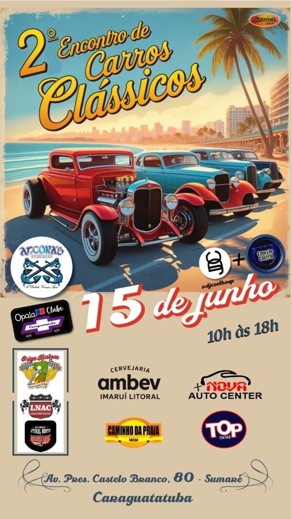 2º Encontro de Carros Clássicos