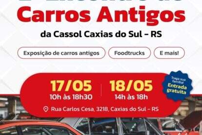 2º Encontro de Carros Antigos da Cassol em Caxias do Sul