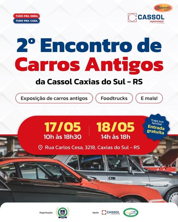 2º Encontro de Carros Antigos da Cassol em Caxias do Sul