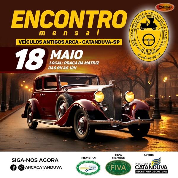 Encontro Mensal de Veículos Antigos ARCA