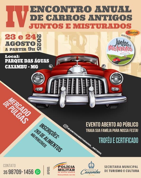 IV Encontro Anual de Carros Antigos Juntos e Misturados