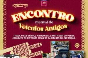 Encontro Mensal de Carros Antigos em Caxias