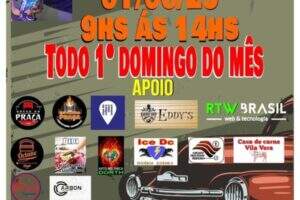 9º Encontro Mensal de Veículos Antigos Praça Chico Sciense