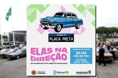 Detran-PR promoverá evento comemorativo da Placa Preta domingo em Curitiba