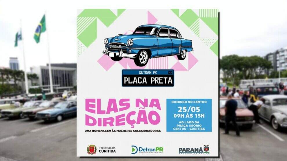Detran-PR promoverá evento comemorativo da Placa Preta domingo em Curitiba