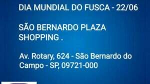 Dia Mundial do Fusca
