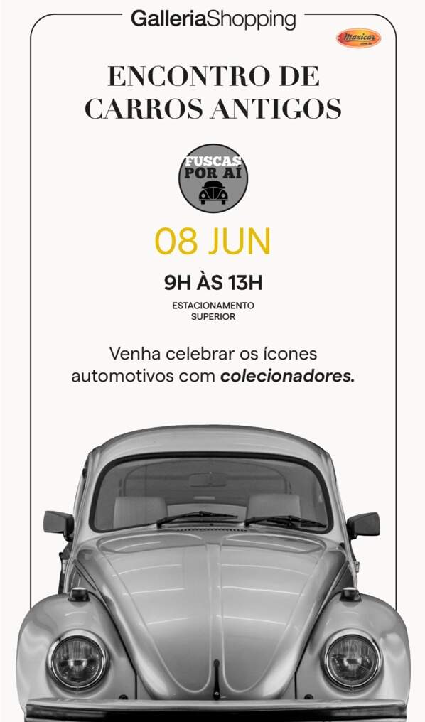 Encontro de Carros Antigos Fuscas Por Aí