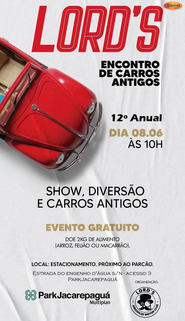 12º Encontro Anual de Carros Antigos do Grupo Lord's