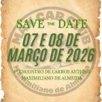 4º Encontro de Carros Antigos em Maximiliano de Almeida