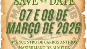 4º Encontro de Carros Antigos em Maximiliano de Almeida
