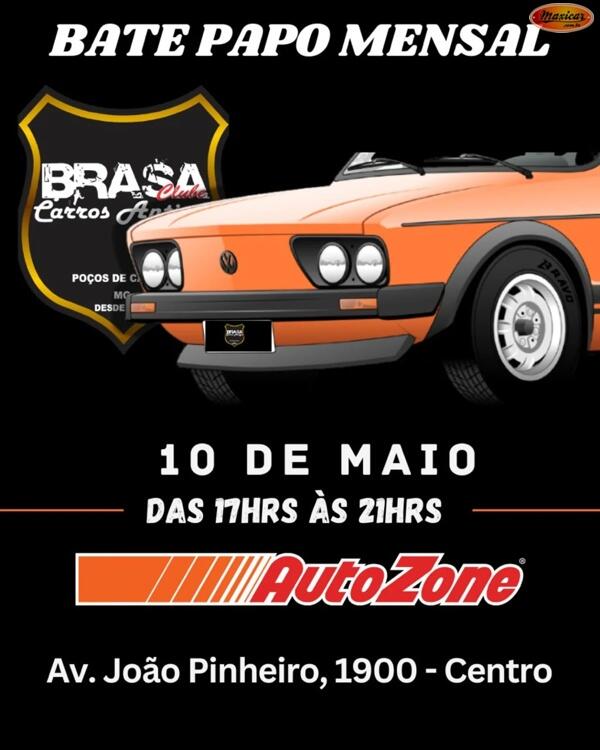 Bate Papo Mensal Clube Brasa Carros Antigos