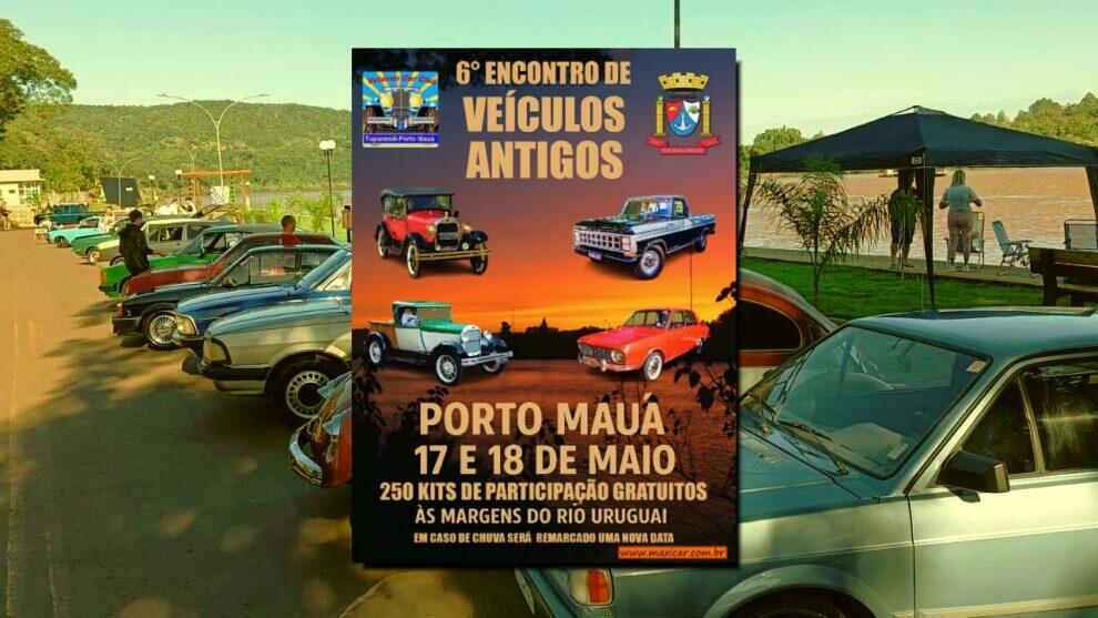 Tá chegando o 6º Encontro de Veículos Antigos em Porto Mauá