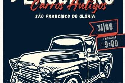 3º Encontro de Carros Antigos em São Francisco da Glória