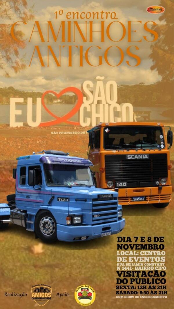 1º Encontro de Caminhões Antigos em São Francisco de Paula
