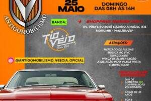 265º Exposição Mensal de Veículos Antigos do V8&Cia