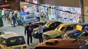 Quarta-feira foi dia do Encontro Noturno do Veteran Car Club Hortências