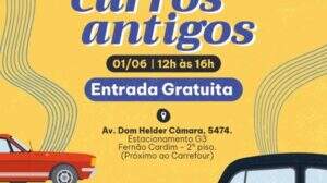 Encontro de Carros Antigos no Norte Shopping