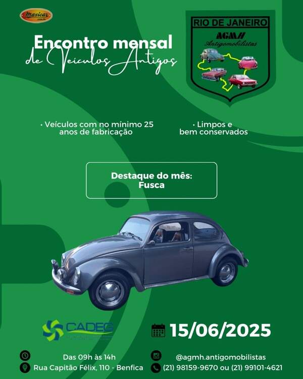 Encontro Mensal de Veículos Antigos AGMH