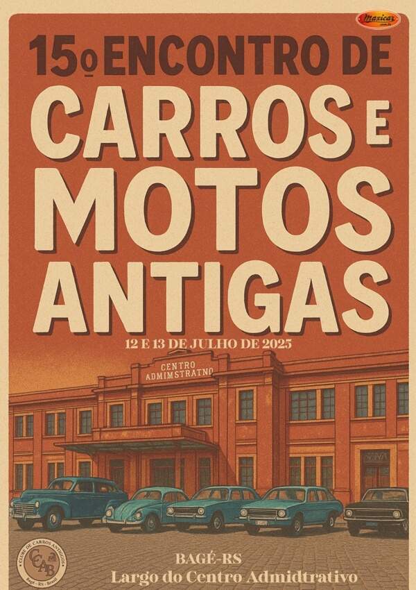15º Encontro de Carros e Motos Antigas em Bagé