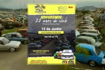 20 anos do Chevette Club Floripa e os 100 anos da Chevrolet no Brasil