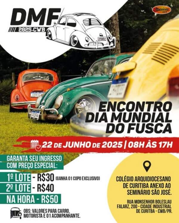 Encontro Dia Mundial do Fusca