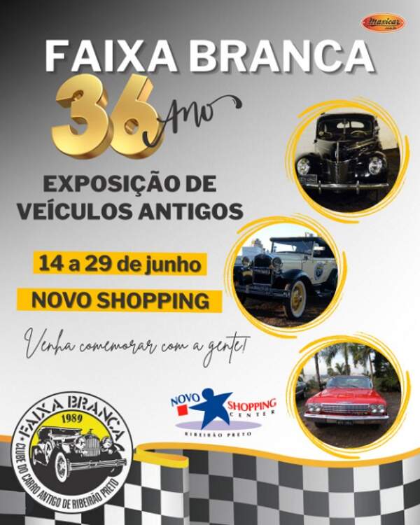 Exposição de Veículos Antigos do Clube Faixa Branca