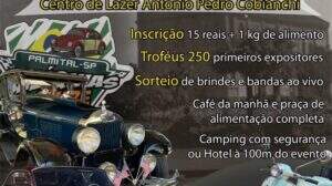 10º Encontro de Carros Antigos em Palmital