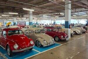 O Fusca e seus “convidados” no Encontro do VW Clube RJ